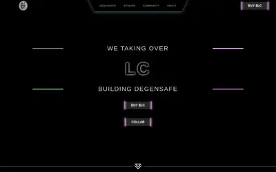 Website screenshot of LC SHIB (2026-04-26)