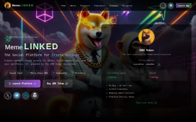 Website screenshot of Memelinked (2026-05-27)