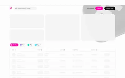 Website screenshot of Flaunchy (2026-04-24)