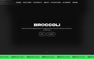 Website screenshot of Broccoli (2026-04-26)
