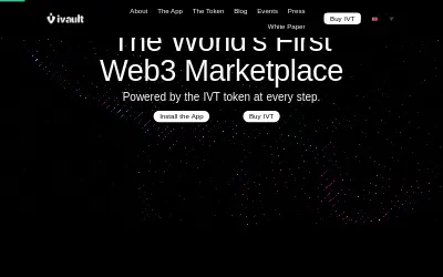 Website screenshot of ivault (2026-06-02)