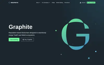 Website screenshot of Graphite Network (2026-05-21)