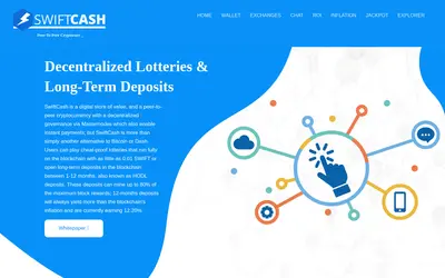 Website screenshot of SwiftCash (2026-05-21)
