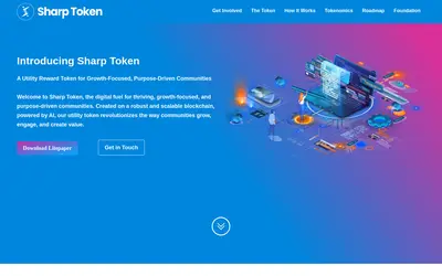 Website screenshot of Sharp (2026-04-25)