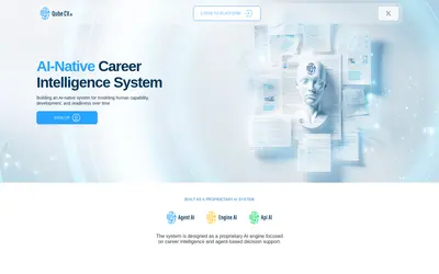 Website screenshot of QubeCV AI (2026-04-26)