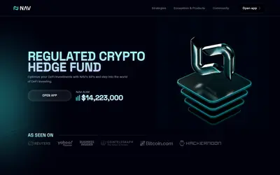 Website screenshot of NAV (2026-04-25)
