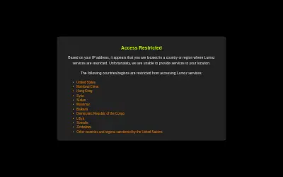 Website screenshot of Lumoz (2026-06-02)
