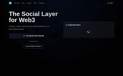Website screenshot of OpenSocial (2026-04-25)