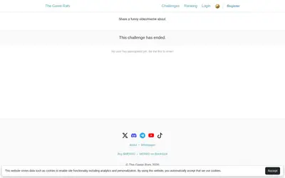 Website screenshot of MEREO by TheGenieRats (2026-04-21)