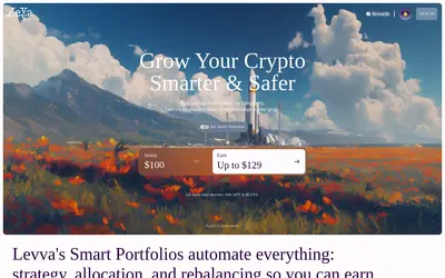 Website screenshot of Levva Protocol (2026-05-20)