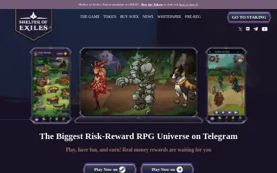 Website screenshot of SOEX (2026-06-02)