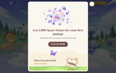 Website screenshot of Eternals (2026-06-02)