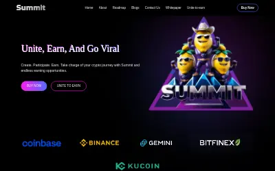 Website screenshot of Summit (2026-05-27)