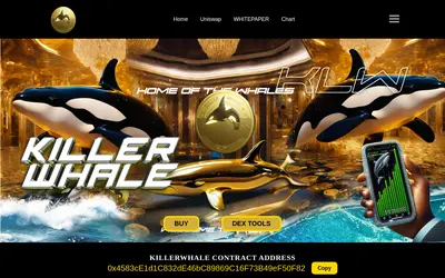 Website screenshot of KILLER WHALE (2026-05-20)