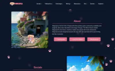 Website screenshot of WagLayla (2026-05-27)