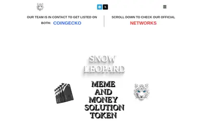 Website screenshot of Snow Leopard (2026-05-20)