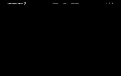 Website screenshot of Particle Network (2026-05-20)