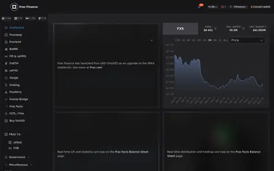Website screenshot of Staked Frax USD (2026-05-22)