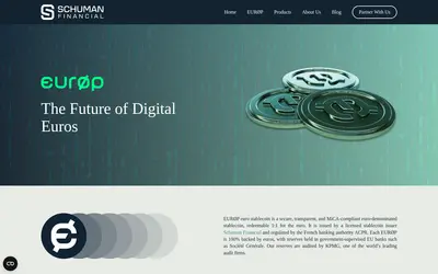Website screenshot of EURØP (2026-05-20)