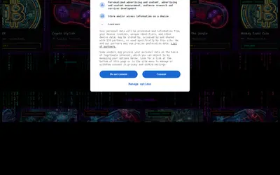 Website screenshot of Monkey Toshi Coin (2026-05-22)