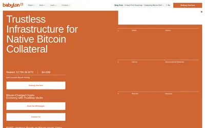 Website screenshot of Babylon (2026-05-22)