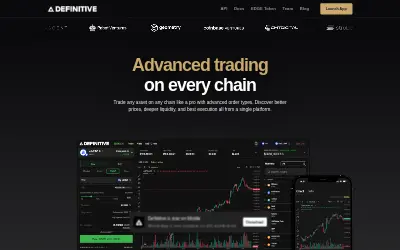 Website screenshot of Definitive (2026-05-27)