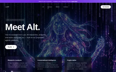 Website screenshot of Last USD (2026-04-25)