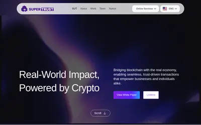 Website screenshot of Super Trust (2026-05-22)