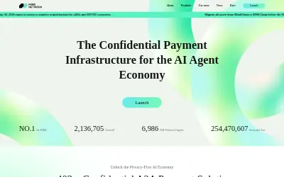 Website screenshot of Mind Network (2026-05-27)