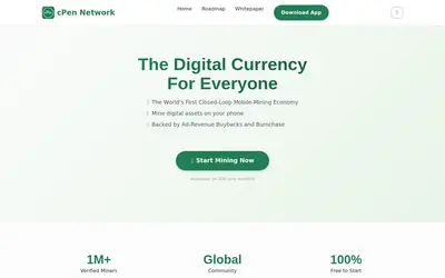 Website screenshot of cPen (2026-05-21)