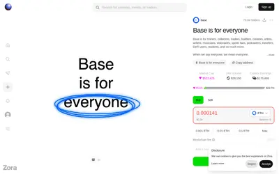 Website screenshot of Base is for everyone (2026-05-20)