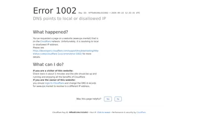 Website screenshot of IP Exchange (2026-05-22)