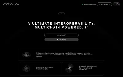 Website screenshot of c8ntinuum (2026-04-25)