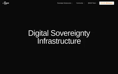 Website screenshot of Sign (2026-05-21)