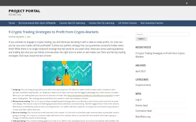 Website screenshot of Portal (2026-05-23)