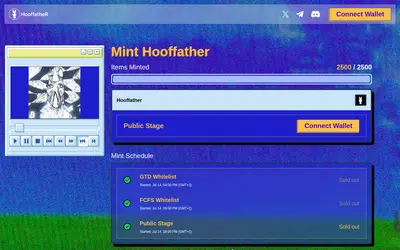 Website screenshot of Hooffather (2026-05-22)