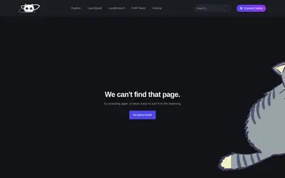 Website screenshot of Purrfect Universe (2026-04-25)