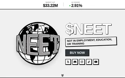 Website screenshot of Not in Employment, Education, or Training (2026-05-21)