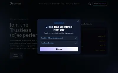 Website screenshot of Komodo (2026-05-23)
