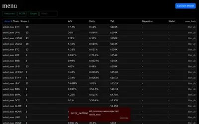 Website screenshot of ACryptoS (2026-05-21)