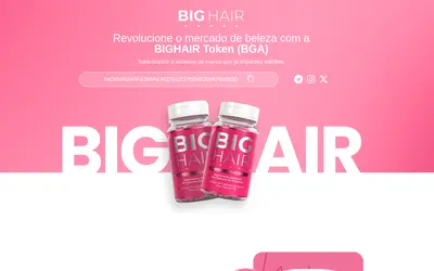 Website screenshot of BIGHAIR (2026-04-23)