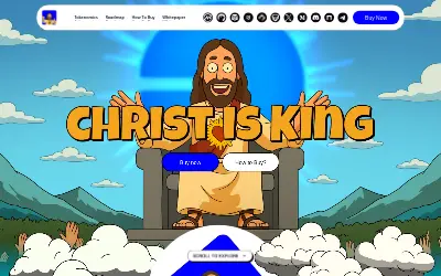 Website screenshot of Christ Is King (2026-06-02)