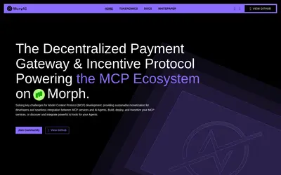 Website screenshot of MuxyAI (2026-04-20)