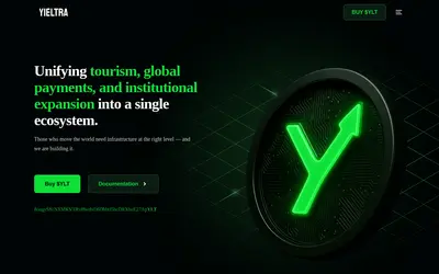 Website screenshot of Yieltra (2026-04-21)