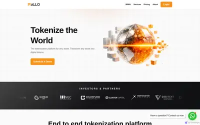 Website screenshot of ALLO (2026-04-25)