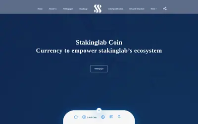 Website screenshot of Stakinglab (2026-04-26)