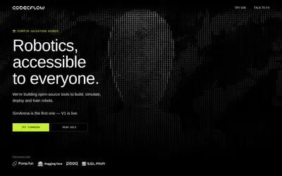 Website screenshot of Codec Flow (2026-05-20)