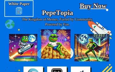 Website screenshot of PepeTopia (2026-04-26)