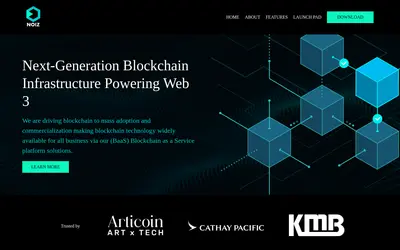 Website screenshot of Noiz Chain (2026-05-20)
