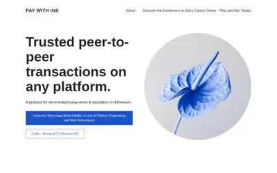 Website screenshot of Ink Protocol (2026-05-20)